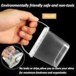 50 Pcs 10 oz Clear Slime Containers with Lids & Handles for DIY Crafts