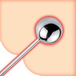 Anal Prostate Massage Stick Anal Hook Butt Plug Training Trainer G Spot Massager Stimulator Metal Wand With Handle Anal Dildo Masturbation Wand Sex Toys For Women Men Couples