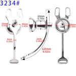 Chastity Cage Strap + Metal Negative Inverted Chastity Cage, Male Flat Chastity Cage, Cock Cage, Bdsm Penis Exercise Restraints Male Sex Toys - A156 (Black)