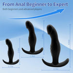4Pcs Anal Plug Adult Sex Toys, Silicone Butt Plug Set For Beginners, Advanced Users, Men Women And Couple Comfortable Long-Term Wear, With Flared Base Anal Plug Toys