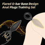 Anal Plug Sex Toys 3 Pcs Butt Plug Trainer Kit For Men Women For Beginners, Advanced Users, Anal Dildo Training Kit Adult Toys With Flared Base Prostate Long-Term Wear, Sex Toys For Couples