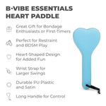 Essentials Heart Paddle - Bdsm Play Paddles, Sex Toys For Adults