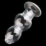 Crystal Calabash Shape Transparent Anal Plug Peephole Clear Hollow Glass Butt Plug Sex Toy(S)