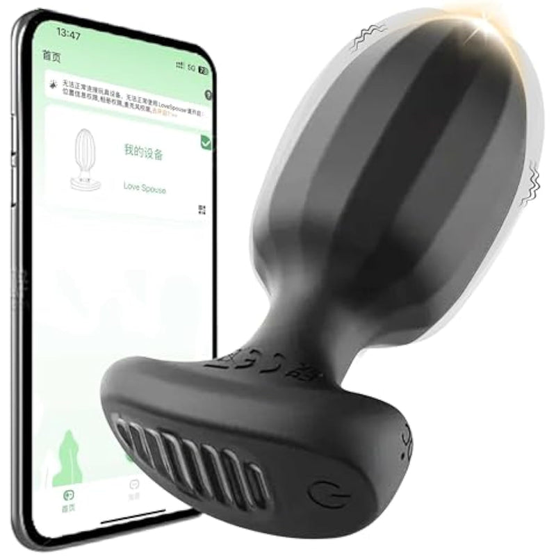 Anal Plug Vibrators Sex Toys With 9 Intense Vibration Modes, Anal Plug Vibrating Butt Plug, Female Wearable G Spot Vibrator, Adult Sex Toys For Men Women