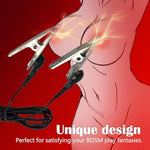 Nipple Clamps Nipple Toy Nipple Sex Toys Electric Clitoral Nipple Clit Clamp Nipple Breast Flirting Vibrating Nipple Clamps Non Piercing Nipple Clips Sex Toys Nipple For Women& Men Bdsm Toy