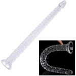 15.94In Super Long Anal Plug Anal Sex Toys, Transparent Butt Plug Anal Dildo With Dragon Scales, Silicone Anal Toys For Prostate Massager, Suction Dildo Anal Dilator Sex Games Male Sex Toy For Couples
