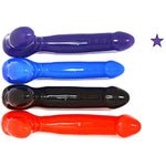 Classic Silicone Strapless Strap-On, Harness-Free Double Dildo (Without Vibrator) Size: 6 X 1.5 Inches In Violet.