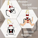 Sex Position Aids Chair Mount Bench With Dildo Holder Sex Toys Stool With Handrail Sex Furniture Bdsm Adult Toys For Couples Women Men