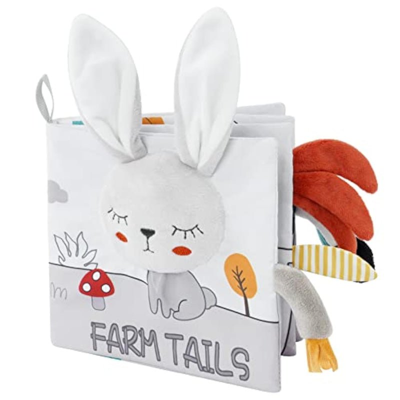 Cloth Books, 3D Touch Feel High Contrast Cloth Book, Baby Books Toys For Ba