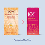 Warming Liquid Lube, Sensorial Personal Lubricant, Glycerin Based Formula, Safe To Use With Latex Condoms, For Men, Women And Couples, 2.5 Fl Oz