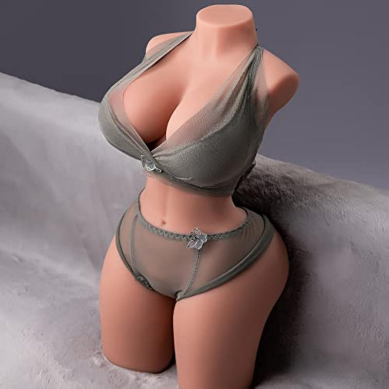 Sex Doll Male Masturbator Stroker - 3 In 1 Realistic Female Torso Love Doll With Big Boobs, Big Ass, Tight Vaginal And Anal, Lifelike Adult Sex Toy For Men Masturbation, 18.3Lb (Light Brown)