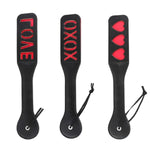 Sex Hand Paddle With Love Shape Couples Spanking Paddle For Sm Games Adult Paddle Flogger For Sex Pu Leather Sex Whip Adult Bdsm Paddle Sex Toys