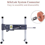 6.5" Double Penetrator Silicone Dildo For Premium For Sex Machine With Kliclok System, 5.5" Insertable Length, Vaginal And Anal Pleasure Toy - Amazing Series