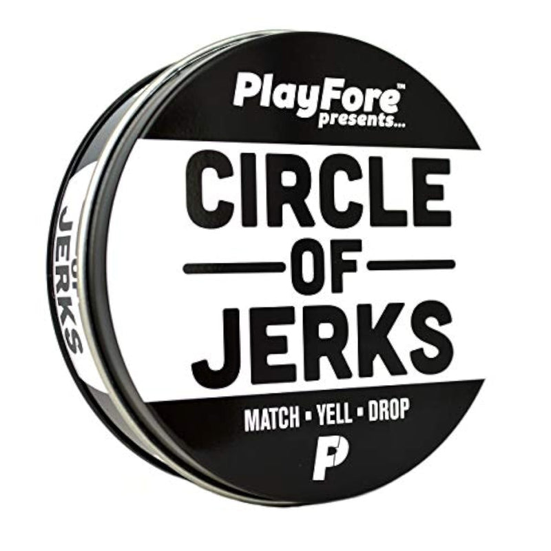 Circle Of Jerks: The Fast-Paced Party Card Game For Adults - Competitive, Funny, Easy To Learn, 2 Players, Couples Game