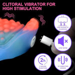 Monster Cat Clitoris Massager Wearable Vibrating Female Masturbation Grinder, Orange Glow Grinding Sex Toy, Soft Liquid Waterproof Silicone Adult Sex Game Tool For Women Lesbians (Yc-2409Tdfg-Oc)