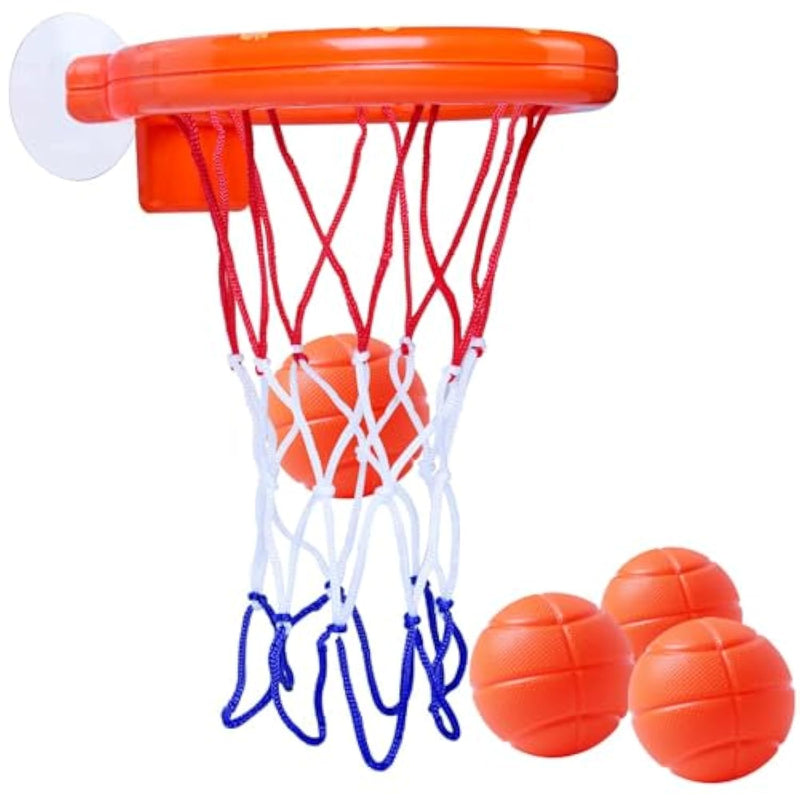 Bathtub Fun Basketball Hoop Balls Set Bathroom Shooting Game Toy For Toddler Kids Children Baby Bath Tub