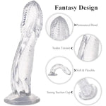 10Inch Huge Realistic Dildo,Snake Animal Dildos With Strong Suction Cup,Thick Anal Adult Sex Toys For Women/Men Couple,Large Clear Penis Dong For Vaginal G-Spot