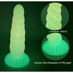 5.12In Pink Luminous Angel Horse Dildo, Realistic Monster Silicone Dildo With Suction Cup, Horse Fantasy Animal Dildo, Small Anal Plug Wearable Soft Anal Dilator For Beginner Men Women Couple Gay