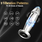 Alshenus Anal Plug Adult Toys, Premium Metal Vibrator Prostate Massager, Vibrating Butt Plug With App Control 10 Vibrating Modes, Clitoral G-Spot Stimulator, Waterproof Anal Dildo For Women, Men
