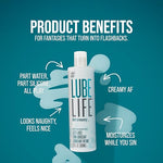 LUBELIFE Jizzy Juice Cum Hybrid Lube, Personal Lubricant, Thick Creamy, 8oz