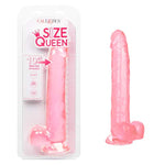 Size Queen 10 Inch Dildo With 6 Inch Shaft Circumference And Sturdy Suction Cup - Pink Se-0262-05-2