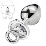 Anal Plug Metal Pull Ring, Vestibule Anal Device, Sex Tools, Sm Alternative Sex Toys Anal Expander, Large Pull Ring, Detachable Thread (1.8)