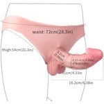 Elastic Soft Liquid Silicone Lifelike Realistic Dildo, Strap On Dildo Wearable Dildo Panties, Sex Toy For Men Couple, Hollow Penis Sleeve Enlager Extender, Universal Size Waterproof Flexible