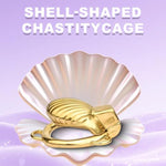 Golden Chastity Cage Male Chastity Devices With 49Mm Ring Couples Bondage Gear & Accessories Cock Cage Adult Toys Male Sex Toys