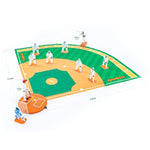 Strikezone Baseball Game - Giant 5 X 5 Feet Rollout Field,10" Realistic Batter, Precision Controlled Spring-Loaded Pitching & Batting Action - Great For Gifting & Board Games