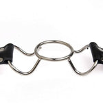 Fetish Bondage Spider Open Mouth O-Ring Gag Head Harness Restraint