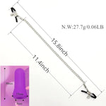 Adjustable Metal Nipple Clamps Entertainment Clip For Women R666 Non-Piercing Nipplerings Clip On Nipple Rings Decorative Clip For Clothing Accessories Suction Cup