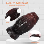 Thicker Wide Hollow Penis Sleeve Cuff,Silicone Soft Men Penis Extender With Cock Ring,Black Elastic Penis Enlarge Prolong Pump, Adult Men Strap On Sex Toy For Couples Fun (S Size)