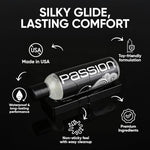 Passion Silicone Lubricant Twin Pk, 16 Fl Oz - Long-Lasting, Non-Sticky
