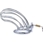 Male Chastity Device Stainless Steel Chastity Cock Cage Penis Ring For Men Virginity Lock Chastity Belt Adult Game Sex Toy