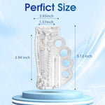 Portable Male Masturbator Adult Sex Toys Pocket Pussy Stroker, Blowjob Sex Toys For Men Masturbation With Gripable 4 Finger Holes, Open Ended Penis Trainer Massager Sleeve For Men Oral Handjob