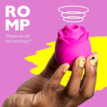 ROMP Rose Vibrator for Women | Clit Sucker Adult Toys | Vibrating Adult Sex Toy | Clitoral Stimulator for Woman with 6 Vibration Modes | Waterproof & Rechargeable Stimulation | Sexual Pleasure Tools