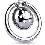 Stainless Steel Smooth And Light Men'S Desire To Escape Chastity Lock Short Chastity Lock Cage 55Mm