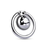 Stainless Steel Smooth And Light Men'S Desire To Escape Chastity Lock Short Chastity Lock Cage 50Mm