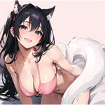 Animal Tail Anal Plug Sexy Fox Cat Dog Tail Cosplay Anal Plug Adult Erotic Sex Toys Flirting Anal Butt Plug Fluffy Tail Butt Plug Roleplay (White)