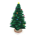 2 Pack Felt Christmas Tree Craft Kit, DIY Mini Tree with Felt Ornaments
