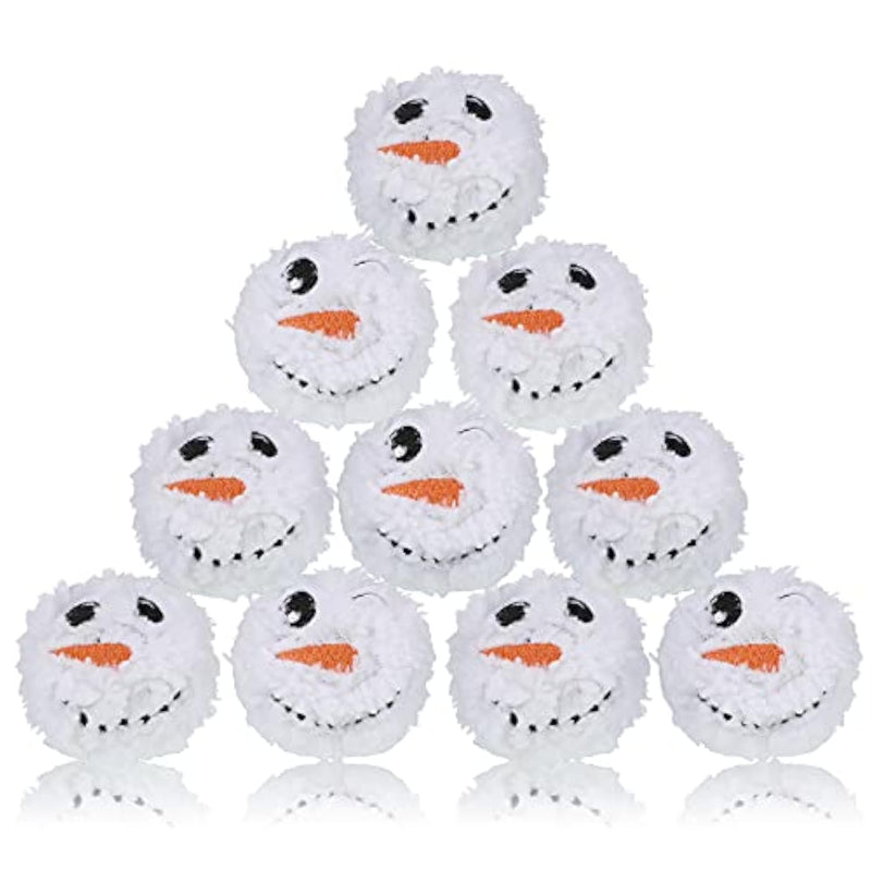 20 Pcs Plush Snowball For Indoor Outdoor Stuffed Snowman Toys Snowball Fun Set For Snow Games Decorations(Vivid Series)