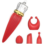 Lipstick Bullet Vibrator With 10 Vibration Modes And 4 Replacement Heads G Spot Female Vibrator Adult Sex Toys For Clitoral Nipple Stimulation For Women Couples