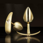 Metal Diamond Anal Plug Adult Sex Sm Toy Massage Bum Plug Adult Toys For Beginer And Advanced Players(L)
