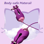 Nipple Toys Rose Sex Toy, Nipple Vibrator With 10 Vibration Modes Adjustable Rechargeable Vibrating Nipple Clamps Adult Toys For Couples Or Women Bdsm Sex Pleasure