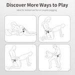 Strap On Vibrator Dildo Sex Toy, 8.66”Realistic Dildo With 9 Thrusting Rotating Mode & Heating Mode, Adjustable Harness Wearable Vibrator For G Spot Stimulator, Sex Toys For Lesbian Women Men