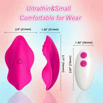 Vibrating Panties, Panty Vibrator with Remote Control(Rose Red)