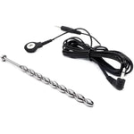 Anal Butt Plug Safety Metal Anal Butt Plug Electric Shock Metal Butt Plug Electro Stimulation Sex Toy With Crystal Diamond Beginner Anal Toy For Adult Unisex Fetish Gifts For Women