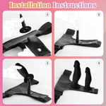Strap On Dildo Wearable Kit - Sex Harness With 2 Removeable Dildo Realistic Penis For Female Masturbation Sm Adult Sex Toys For Women Couples Lesbian - Black