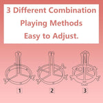 Anal Expander, Metal Butt Plug Adjustable Anal Plug Hollow Tunnel Butt Plug Spreader Anal Dilator Anal Sex Toys For Men Women