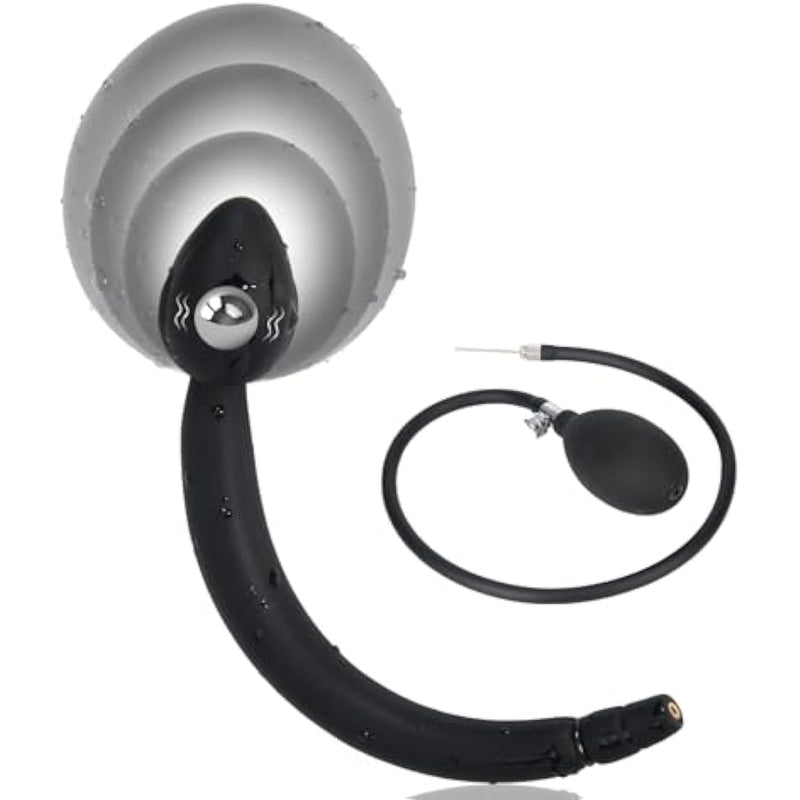 Inflatable Anal Plug, Anal Pump, Anal Dilator With Pump, Anal Sex Toy, Removable Butt Plug, Anus Dilator Expander Anal Dildo For Unisex Gay Lgbt Sex Game Prostate Massager (Tsb-Kedou)